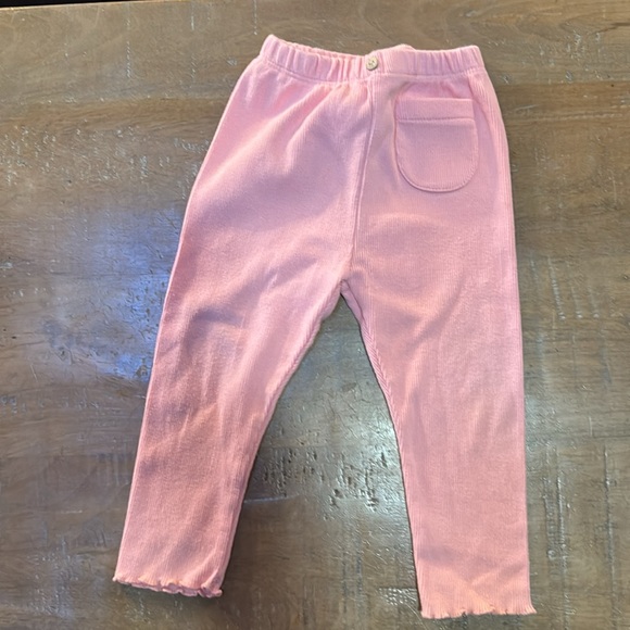 Zara Black Polka Dot Top and Pink Pants Set - Picture 5 of 5